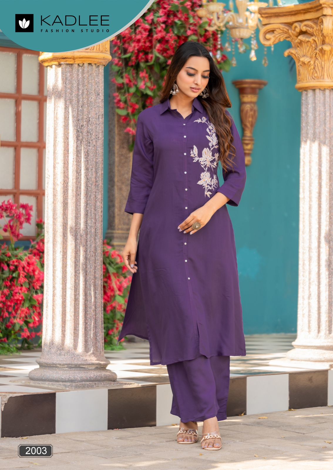 Pehchan By Kadlee Heavy Rayon Top With Bottom Exporters In India